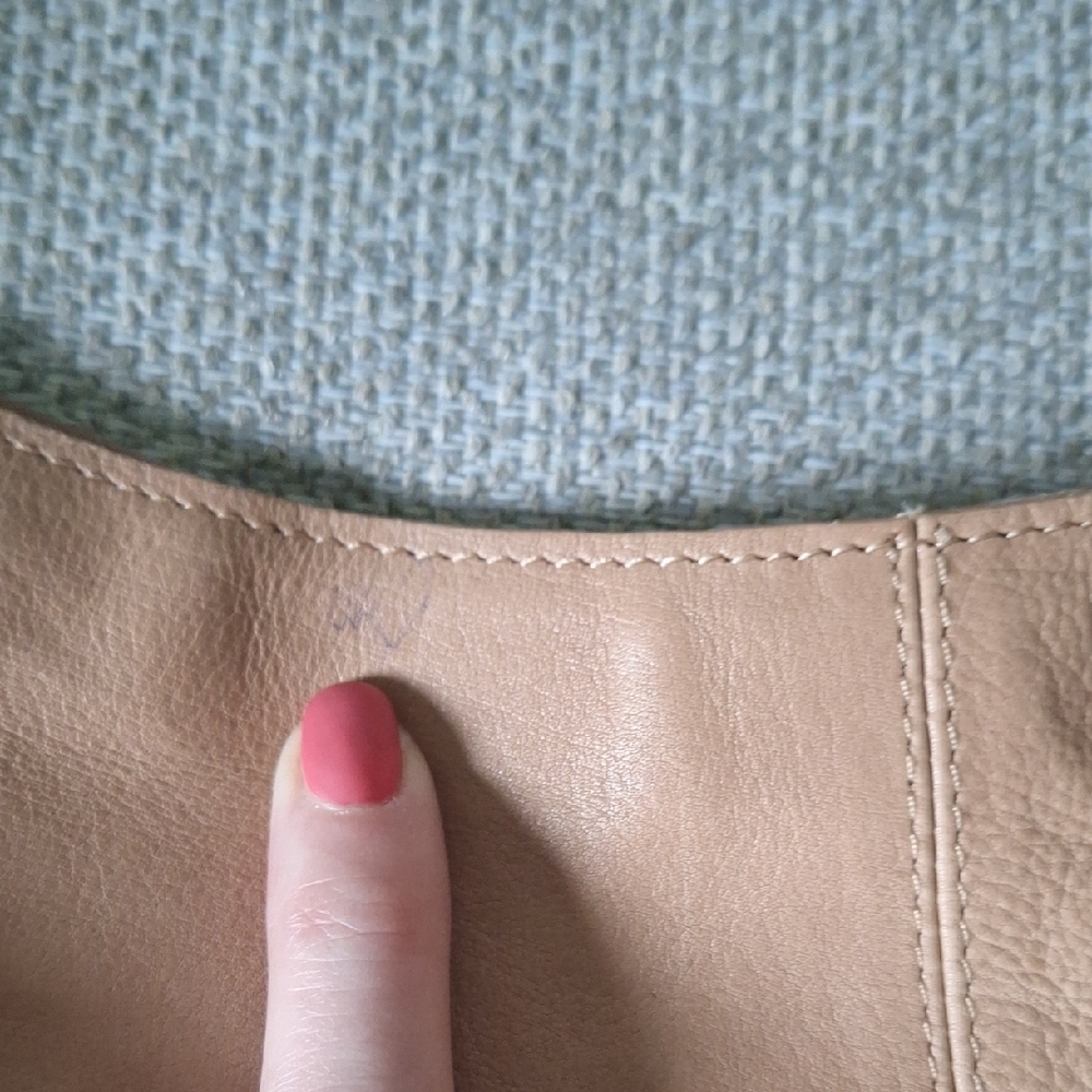 Elegant Lucky Brand Tan Leather Shoulder Bag - Picture 8 of 10